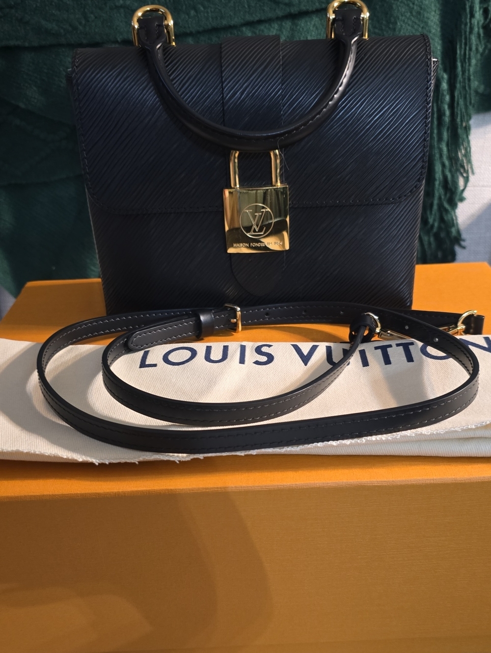 Louis Vuitton Black Epi Leather Locky BB